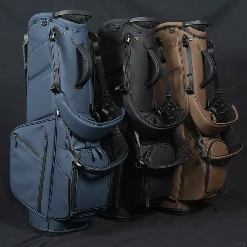 Golf Equipment Logos - ASL GOLF 14-Fach Standbag aus PU-Leder,