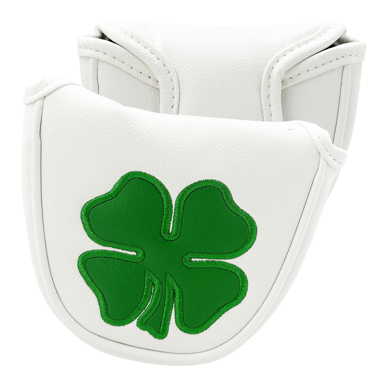 Golf Equipment Deals - 1 Stück Putterkopfhülle, Golf-Putterhüllen mit „Kleeblatt“-Muster,