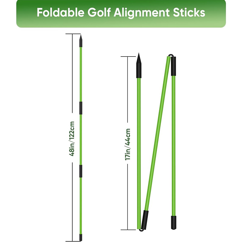 Golf-Ausrichtungsstöcke-System – Golf Equipment Logos Bewertung und Preis