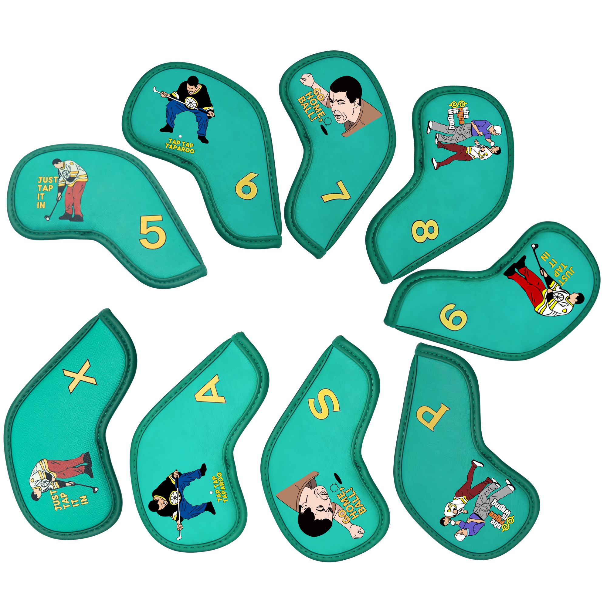 9 Stück Golf-Eisenhüllen mit l – Golf Equipment Deals Bewertung und Preis